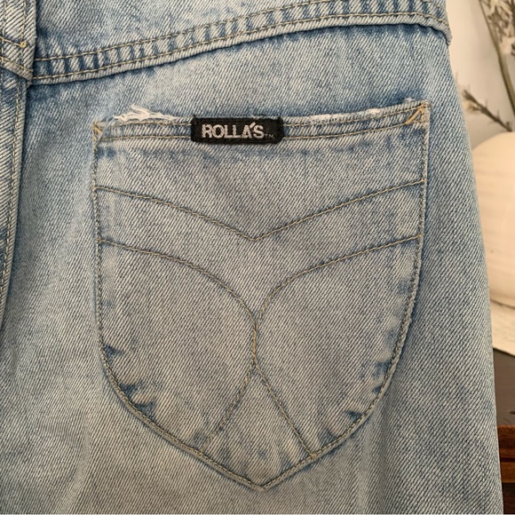 Rolla's Dusters High-Rise Relaxed Light-Wash Jean, Size 27 - Picture 8 of 12